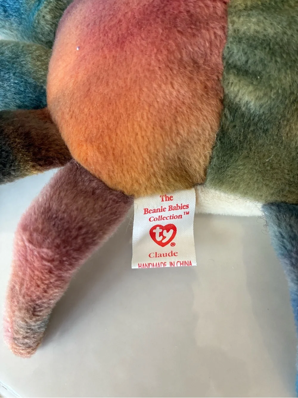 Ty Style 4083 CLAUDE the Crab Beanie Baby RARE